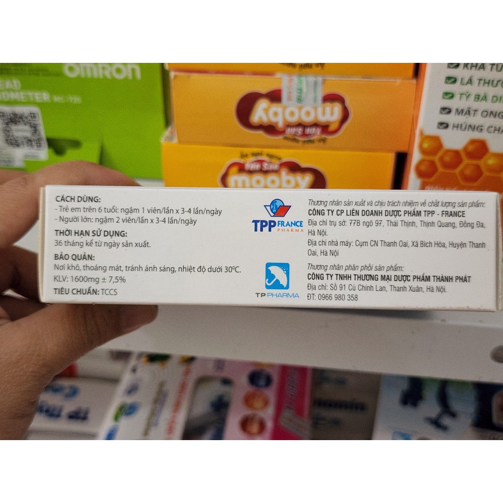 Viên ngậm ho brotrip