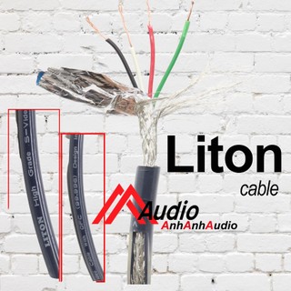 Cáp tín hiệu 4 Lỏi Đồng + 1 Bọc Mass Liton , Giá 01 mét
