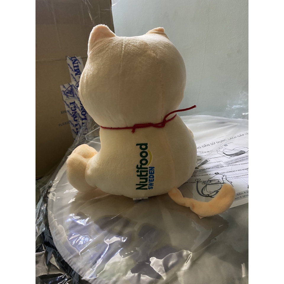 GẤU BÔNG MÈO THẦN TÀI QUÀ TẶNG SỮA NUTIFOOD