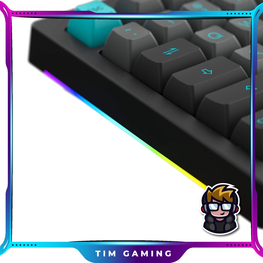 Bàn phím cơ AKKO 5075B Plus Black & Cyan