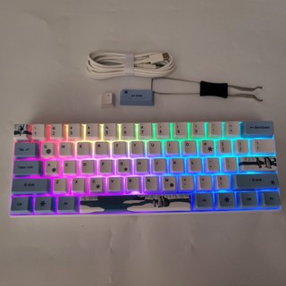 Bàn Phím Cơ Không Dây RK61 RGB Hotswap Phiên Bản Giới Hạn, Keycap PBT, in Dye-sub