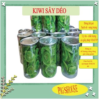 Mứt kiwi đà lạt sấy dẻo xanh ngon - hũ pét 500g