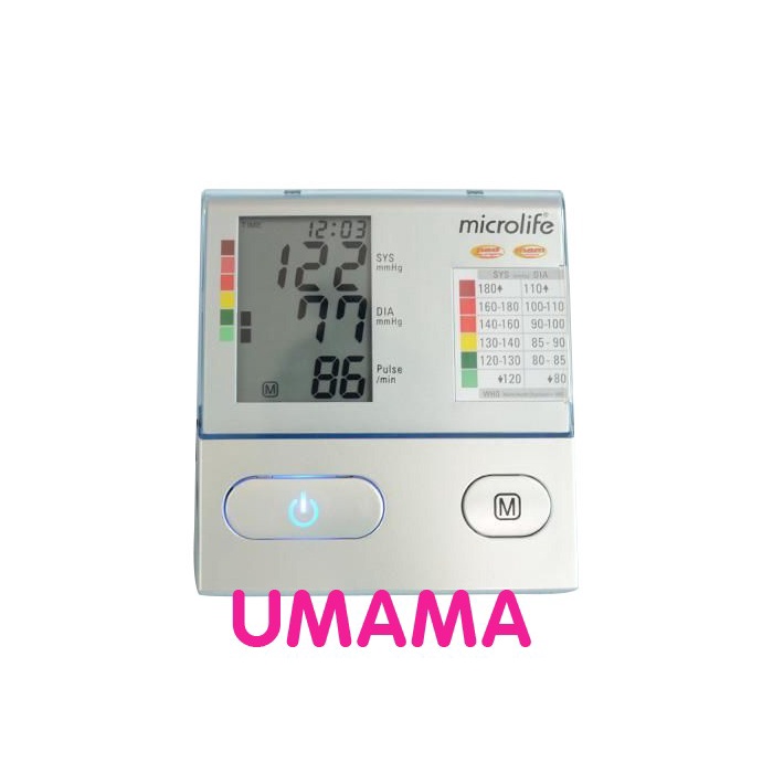 (Bảo hành 5 năm) Máy Đo Huyết Áp Bắp Tay Microlife BP A100 Plus Phát Hiện Rối Loạn Nhịp Tim - Công Nghệ PAD A100+ UMAMA