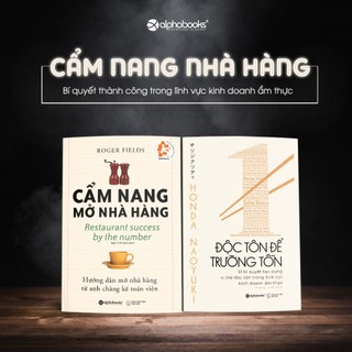 Sách - lẻ/combo cẩm nang mở nhà hàng + độc tôn để trường tồn