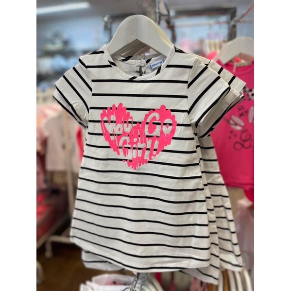 Váy Hè Bé Gái Kiểu Jumsuit Trái Tim Kẻ MOR