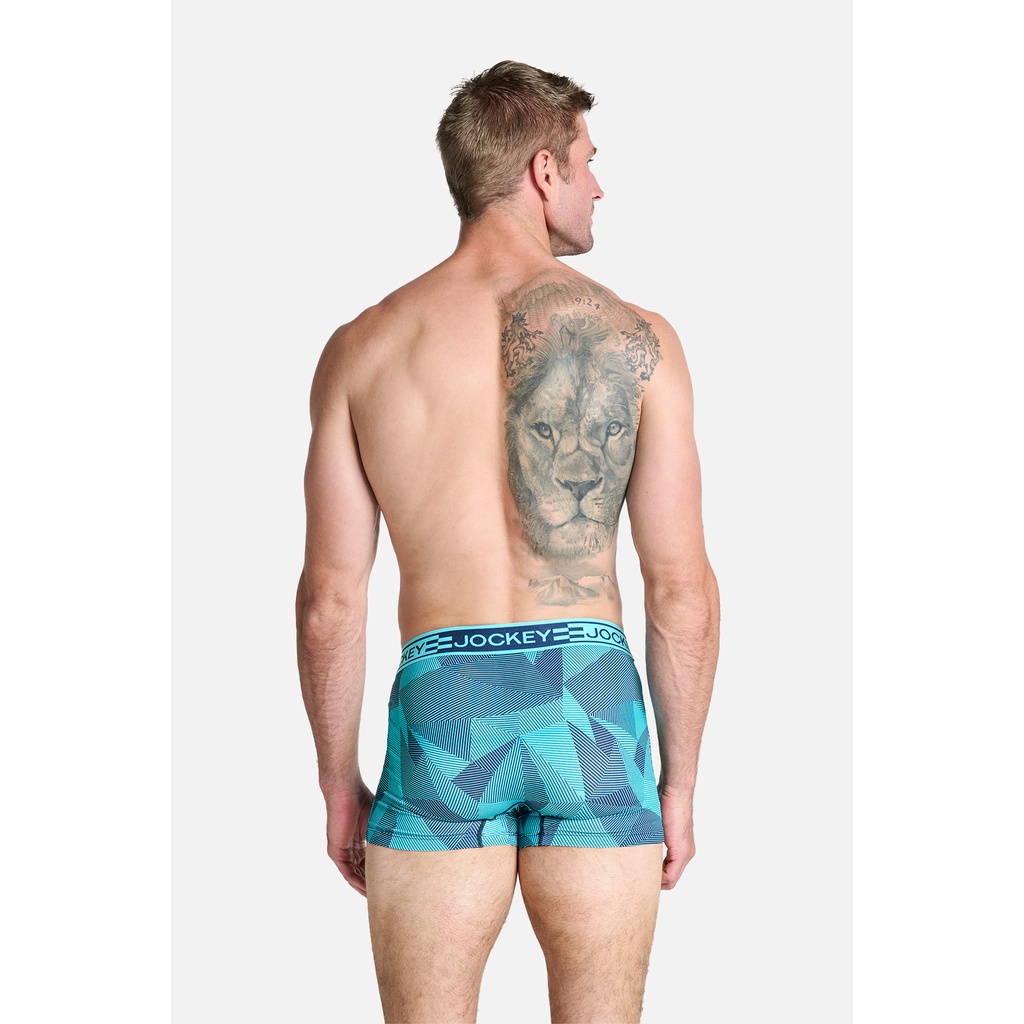 Quần Lót Nam Thể Thao Microfiber Jockey Trunk Boxer Họa Tiết Kháng Khuẩn Cao Cấp - J1261