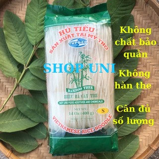 Hủ tiếu khô dai tươi không hóa chất hàng xuất khẩu 340g Ba Cây Tre