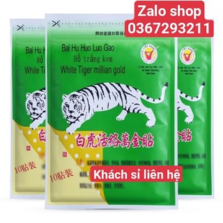 Cao dán hổ trắng kem