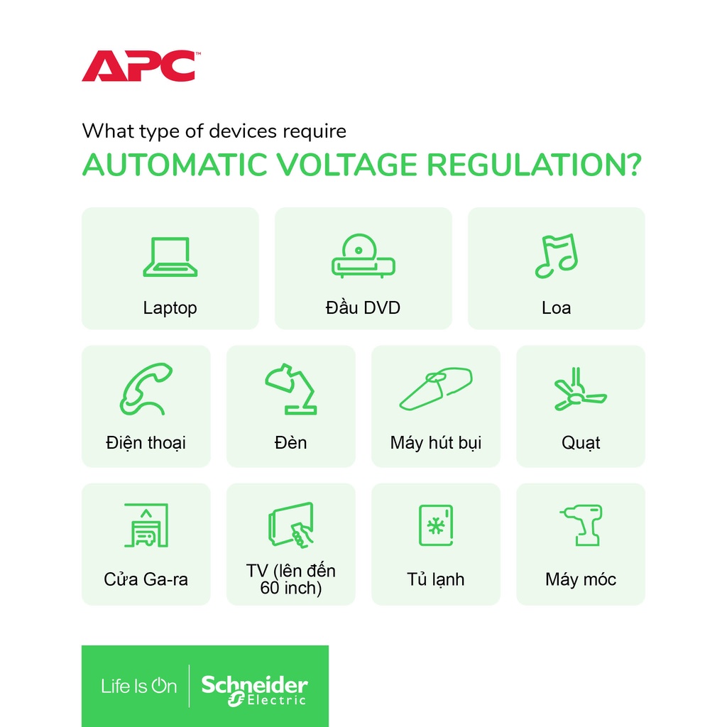 [FREESHIP] Ổn áp APC by Schneider Electric Line-R 2000VA LSW2000-IND