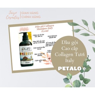 Dầu gội collagen tươi petalo cao cấp của italy 850ml