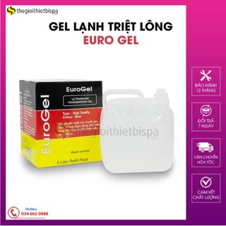 Gel siêu âm euro trắng gel lạnh dùng cho triệt lông - siêu âm