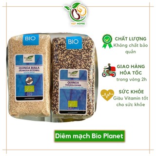 Hạt diêm mạch Quinoa hữu cơ Trắng, Mix 3 màu Bio Planet 500g