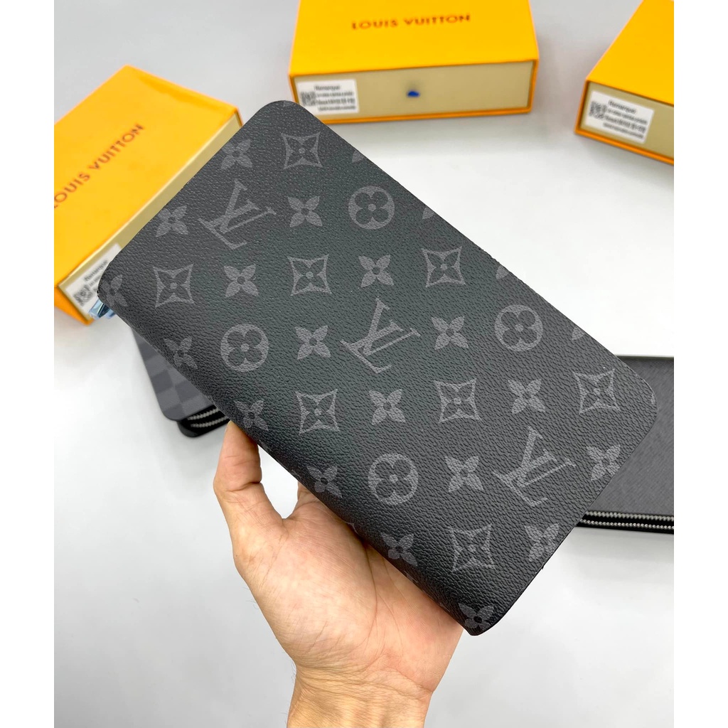 Ví Cầm Tay LV Nam Nữ Bản To Dáng Dài 2 Khóa Nhiều Ngăn Cao Cấp Fullbox WD5665