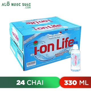 Thùng nước suối khoáng kiềm Ion Life 330ml