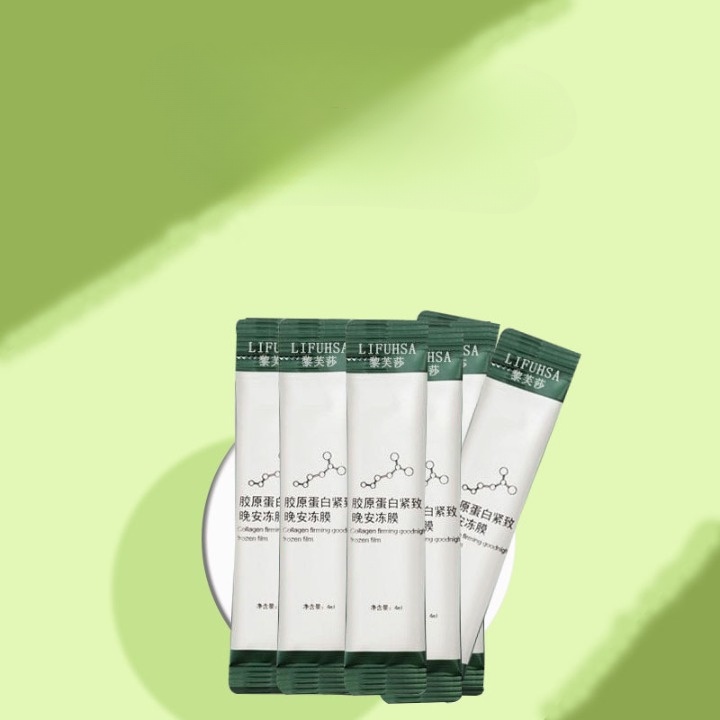 1 gói - Mặt nạ ngủ collagen căng bóng da , nâng cơ , se khít lỗ chân lông