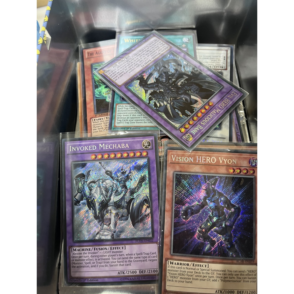 Túi thẻ bài yugioh tiếng anh 1 lá bài độ hiếm supper rare cho đến secret rare đồng giá 14k 1 lá số lượng cực kì có hạn