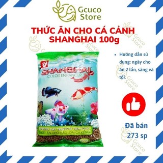 Thức ăn cho cá cảnh shanghai hạt nhỏ- 100g