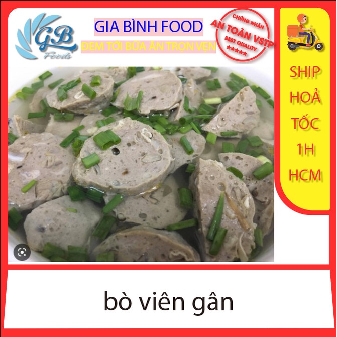 Bò viên gân 500gr _ Ship hỏa tốc HCM 1h