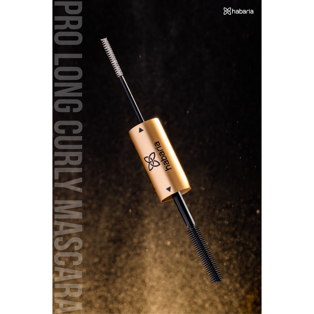 CHUỐT MI HAI ĐẦU HABARIA PRO LONG CURLY MASCARA  TIỆN LỢI DỄ THAO TÁC, LÀM CONG MI DÀY MI, KHÔNG LEM KHÔNG TRÔI
