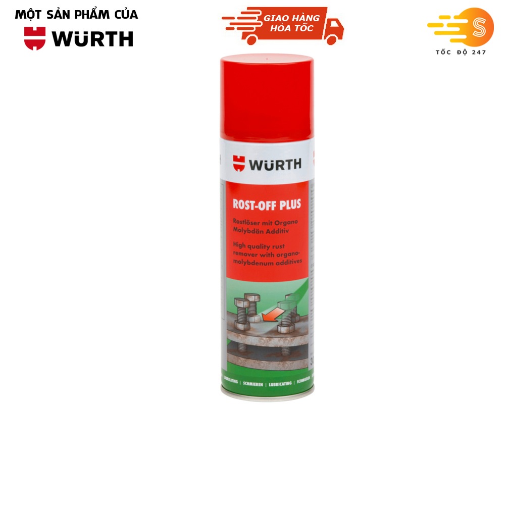 Dung dịch phá gỉ sét bulon chuyên dụng Wurth WU-ROP300