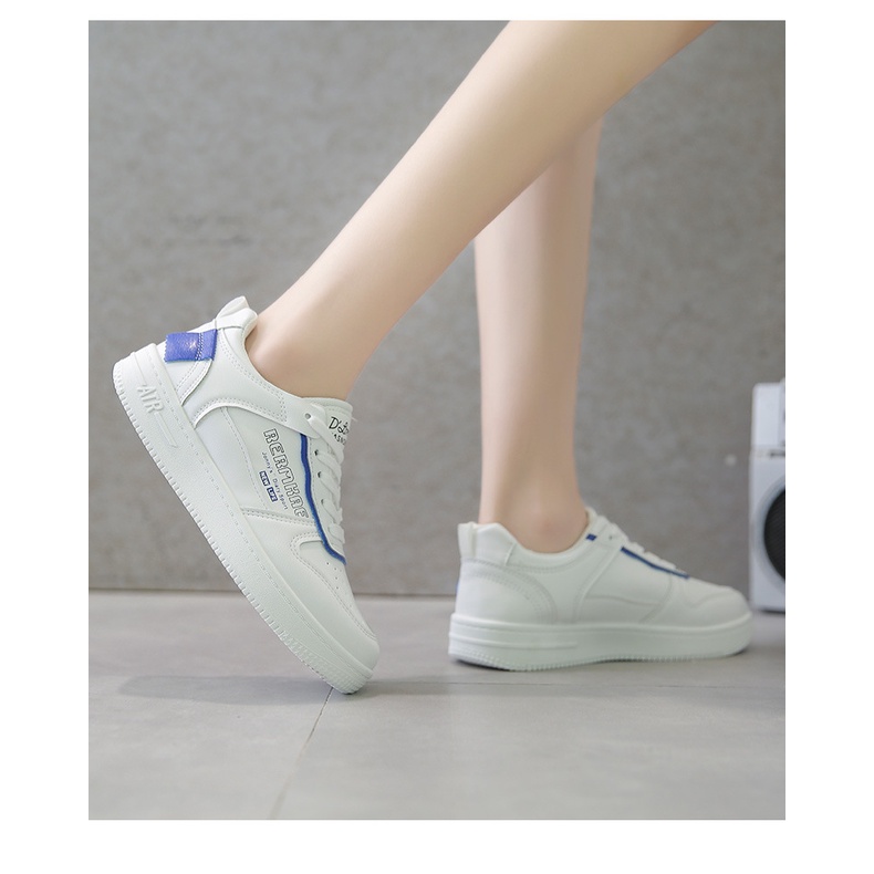 Giày thê thao nữ đế bằng mẫu mới 2023, giày sneaker nữ BM026