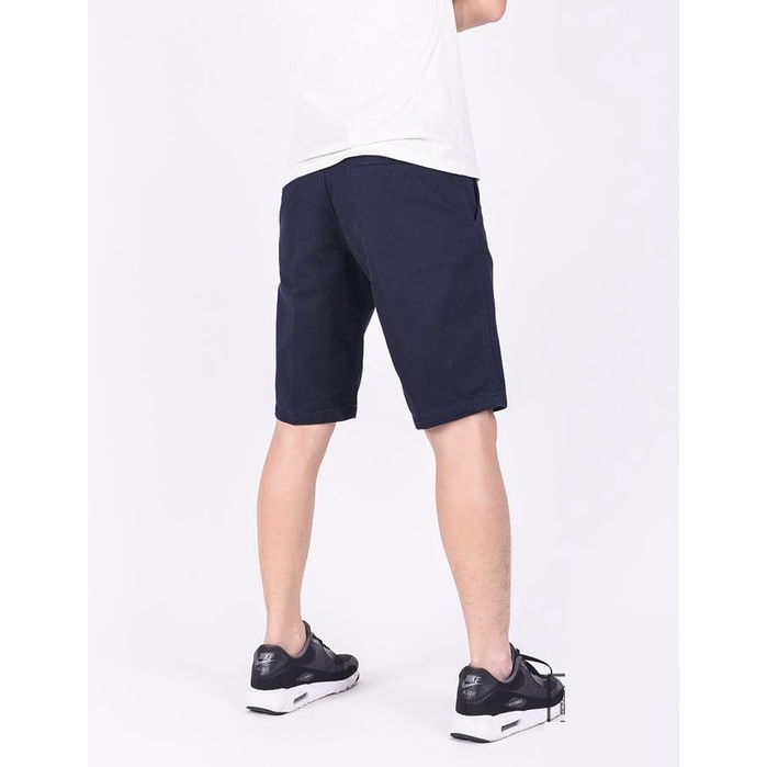 Quần Short Kaki - Doki cao cấp màu xanh than, quần sooc nam chất co giãn thoải mái, quần short nam cotton thoáng mát
