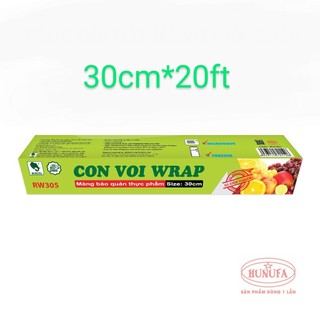 Màng bọc thực phẩm 30cm x 20ft con voi
