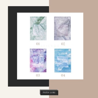 Giấy nhớ vân đá marble | Marble sticky note | N01