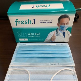 KHẨU TRANG Y TẾ FRESH 4 LỚP (HỘP 50 CÁI)