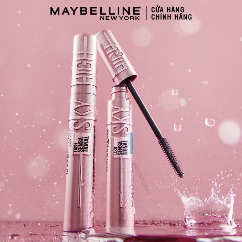 [MAYBELLINE NEW YORK] Mascara Dày Và Tơi Mi,Không Lem & Giúp Mi Cong Dài Tự Nhiên Hoàn Hảo Lash Sensational Sky High 6ml