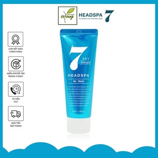 Dầu gội khô dạng kem headspa7 no wash shampoo 100ml