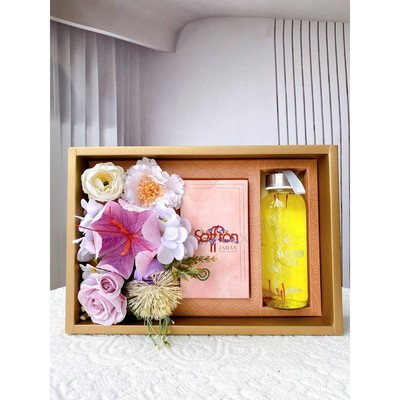 Set quà tặng trung thu Nhụy hoa nghệ tây phù hợp dành tặng vợ, người yêu, bạn gái