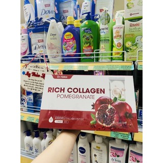 Collagen lựu đỏ dr halee - rich collagen giúp trẻ hóa da lưu giữ thanh xuân