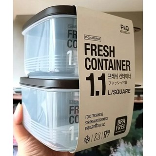 Bộ 2 hộp nhựa đựng thực phẩm Lock and Lock Fresh Container 1100ml