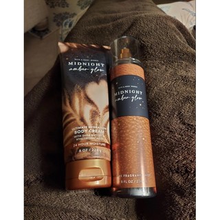 ✨ Xịt thơm Body Mist 𝐁𝐚𝐭𝐡 𝐀𝐧𝐝 𝐁𝐨𝐝𝐲 𝐖𝐨𝐫𝐤𝐬 𝐌𝐢𝐝𝐧𝐢𝐠𝐡𝐭 𝐀𝐦𝐛𝐞𝐫 𝐆𝐥𝐨𝐰