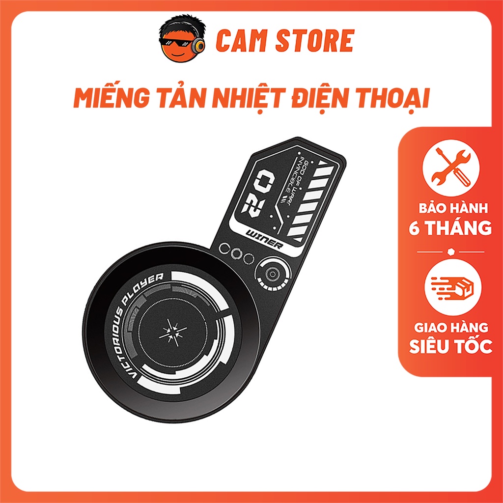 Miếng Dán MEMO VC01 - Miếng Tản Nhiệt Từ Tính Cho Quạt Sò Lạnh Điện Thoại