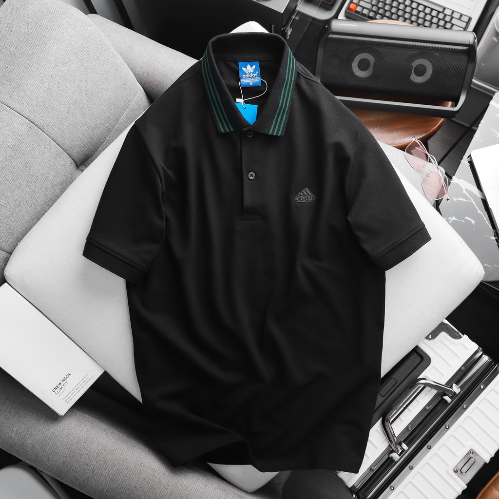 Áo polo viền cổ , polo thêu das