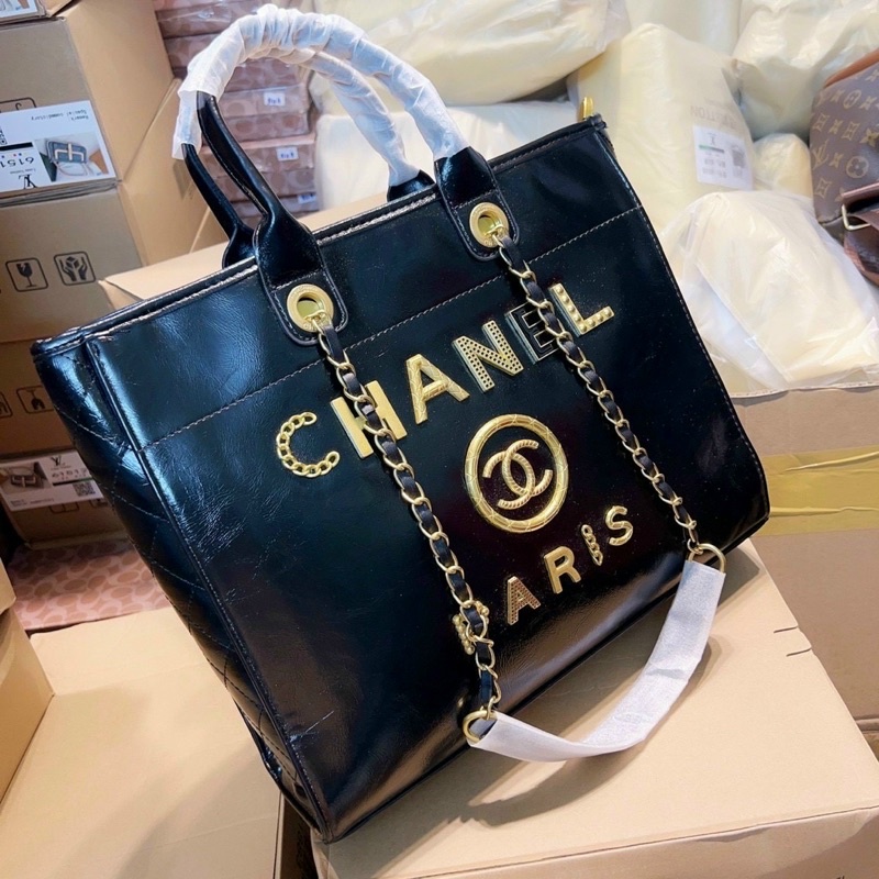 Túi công sở nữ đen Cnl quai xách đeo chéo