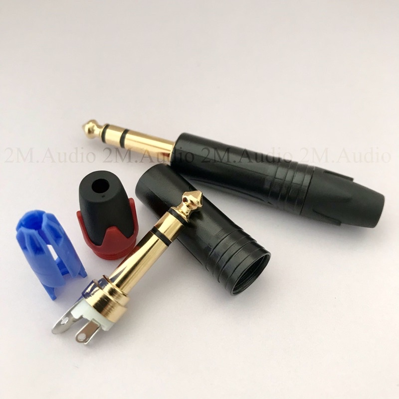 Jack 6 ly stereo , jack 6.5mm, chân đồng, hàn dây.....Giá buôn/Giá sỉ