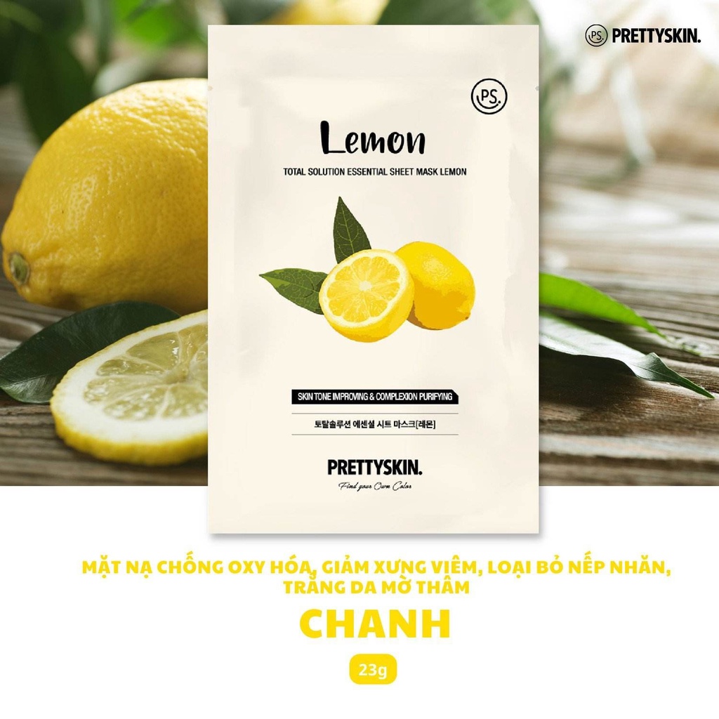 Mặt Nạ Dưỡng Da Prettyskin Hàn Quốc 23g