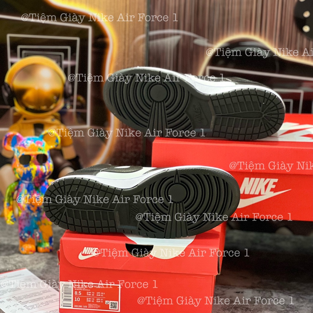 Giày Thể Thao Sb Dunk Low Black White Màu Cơ Bản Đen Trắng Bassic