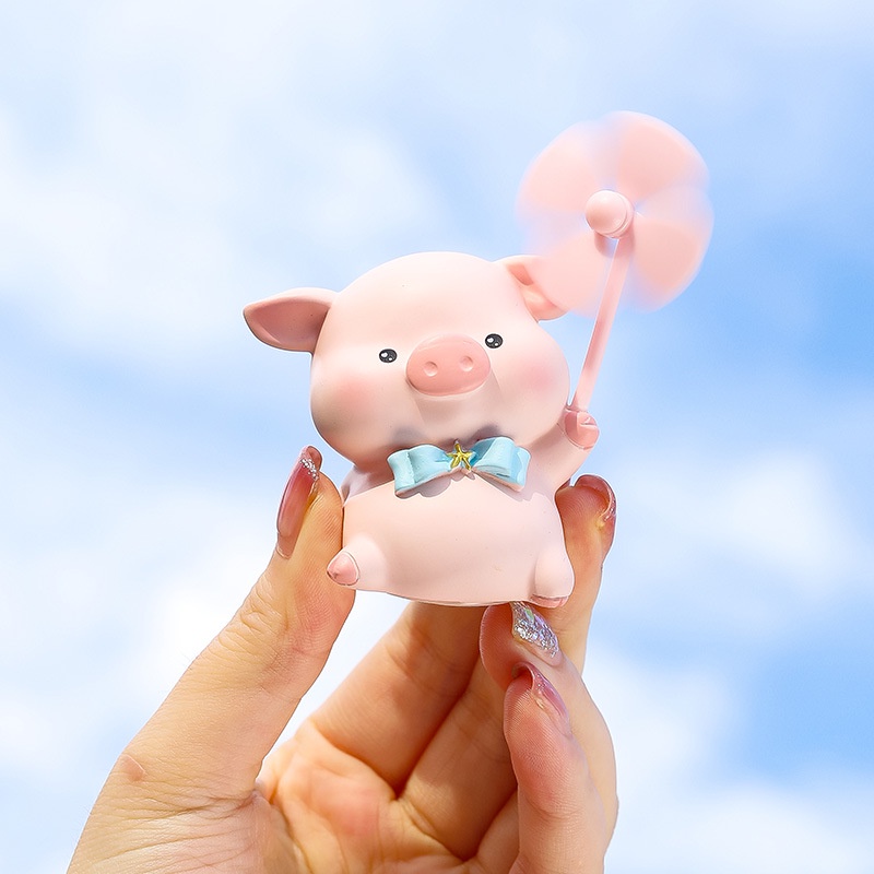 Trang trí ô tô, xe máy, bàn làm việc  mô hình Hoạt Hình Chong Chóng dễ thương, kèm keo dán 4