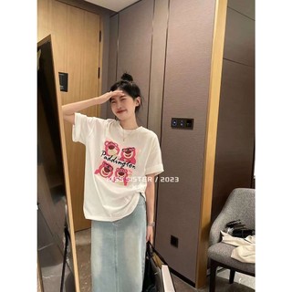 Áo Thun 4 Ô Gấu Dâu Trend Hot Nhất 2023