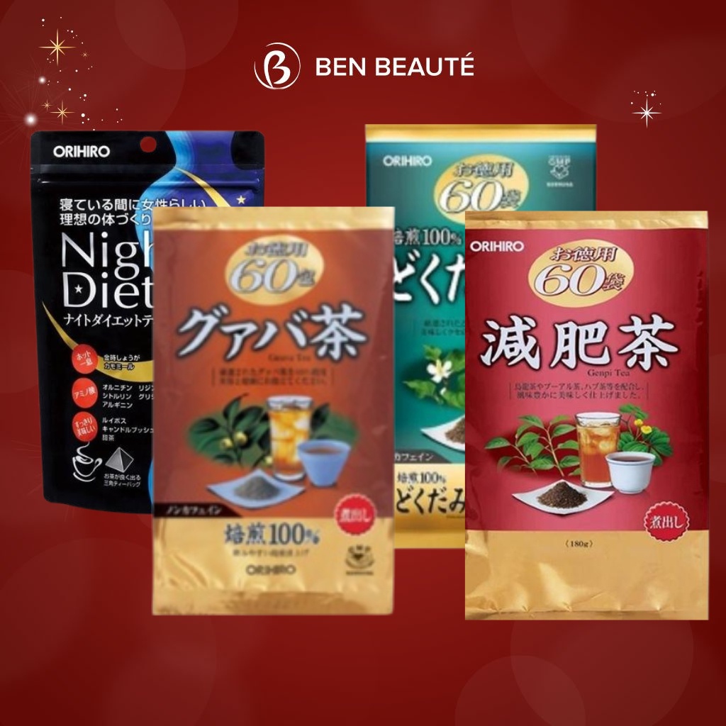 Trà Diếp Cá Lá Ổi Hỗ Trợ Thanh Nhiệt Giảm Cân Giảm Mỡ Orihiro Tea Nhật Bản Genpi Tea Guava Tea Dokkudami Tea