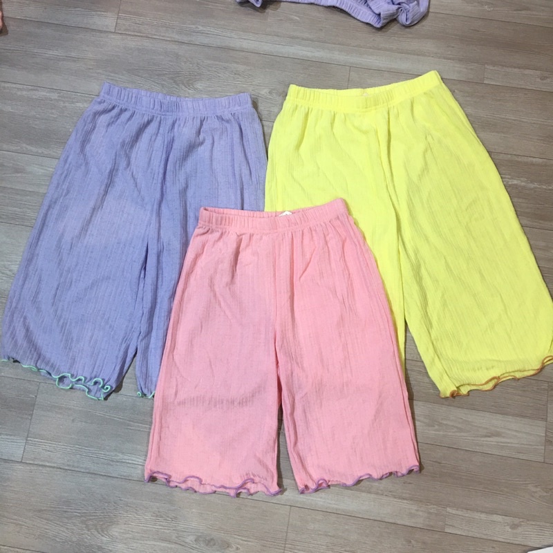 T&DShop Quần Mặc Nhà Xuất Hàn Bé Gái, Chất Cotton Đanh Mềm, Hàng Việt Nam Xuất Khẩu.