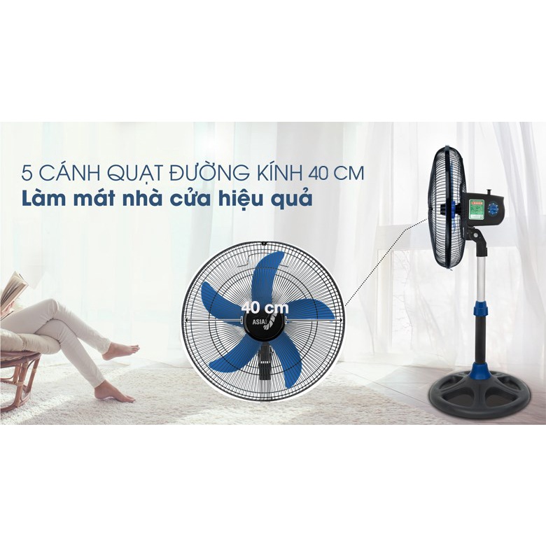 Quạt lửng Asia A16009-DV1 - Bảo hành 24 tháng - Hàng Việt Nam