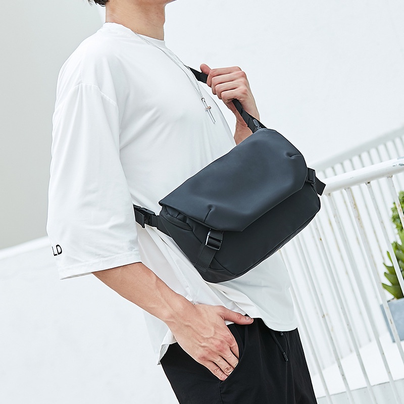 Túi Da Đeo Chéo Ngực Nhiều Ngăn Chống Thấm Nước Cho Nam - Mã TC01 - Kanno Sport TZT