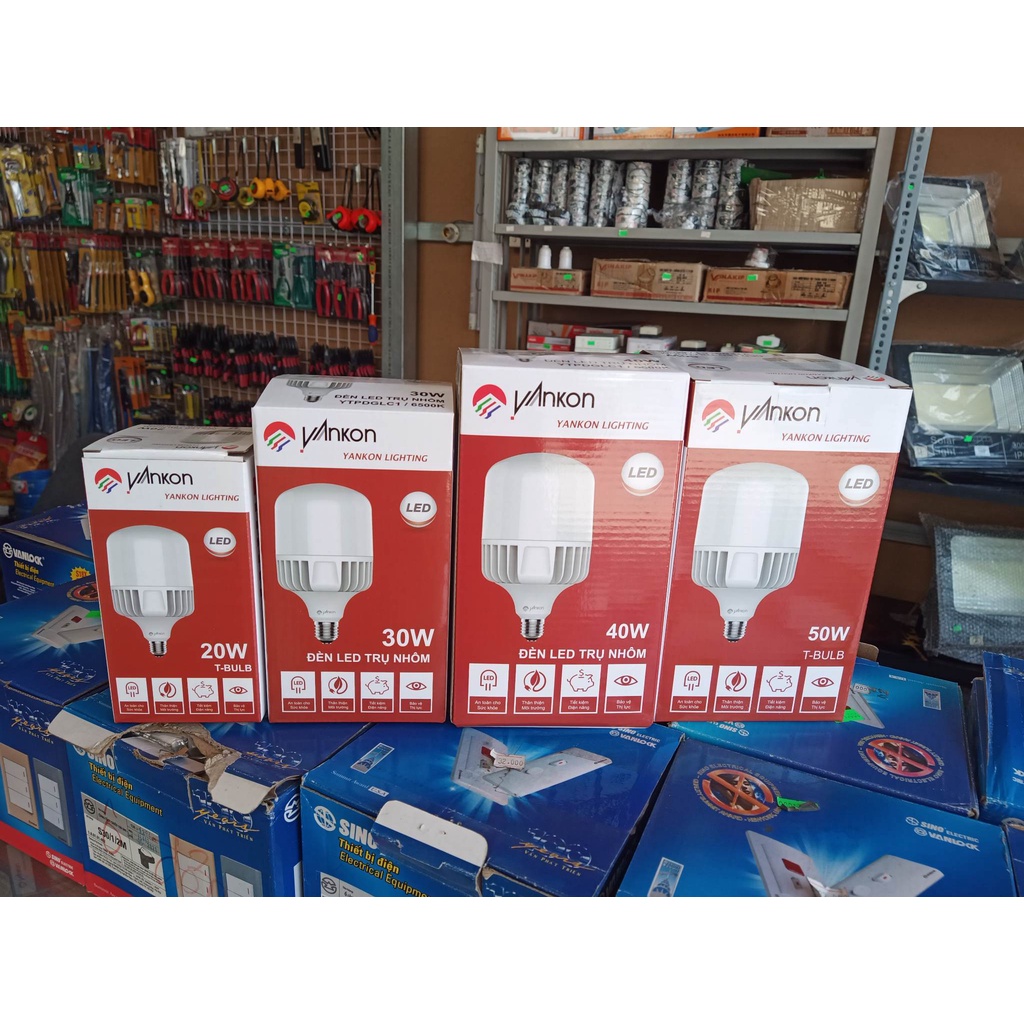 Bóng đèn LED BULB trụ nhôm YANKON 20-50W
