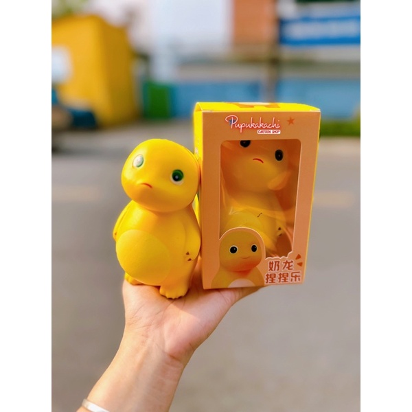 Squishy Khủng Long Nailong Pokemon Hờn Dỗi Có Hộp Đựng, Đồ Chơi Bóp Tay Cho Bé