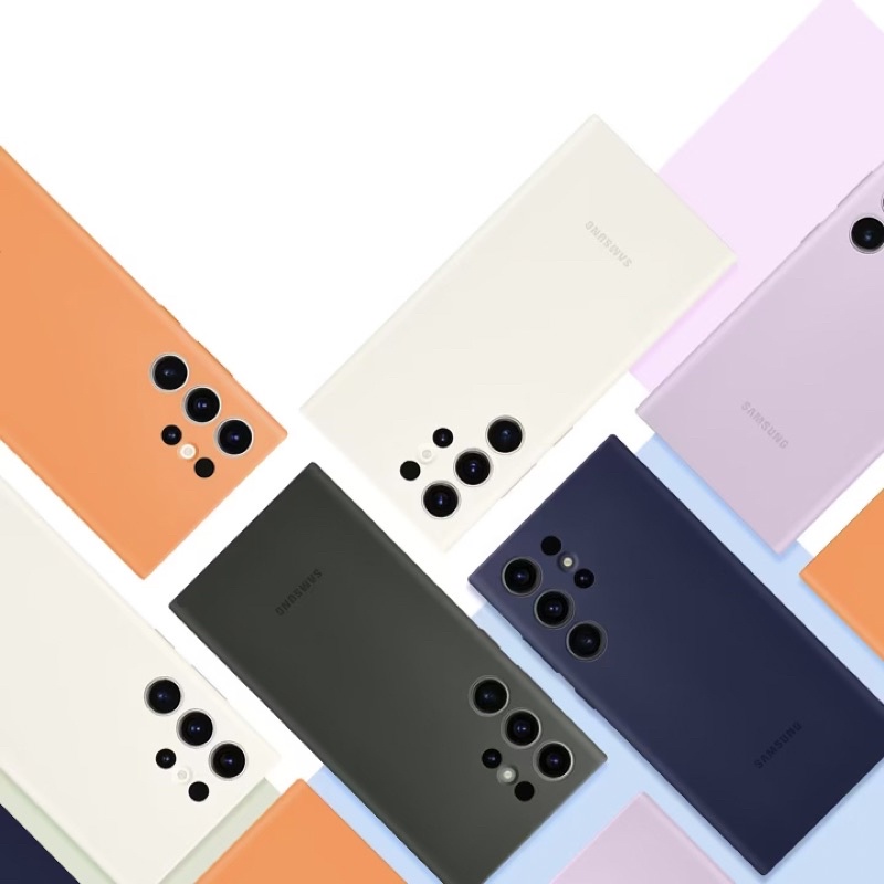 Chính hãng nguyên seal-Ốp lưng silicon/ silicone Case cho điện thoại Galaxy S23 Ultra